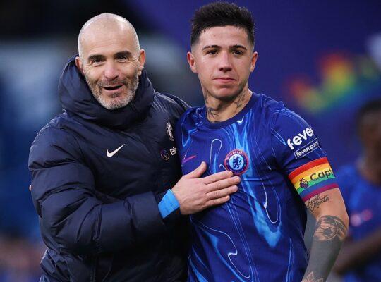 maresca e enzo fernandez manchester city