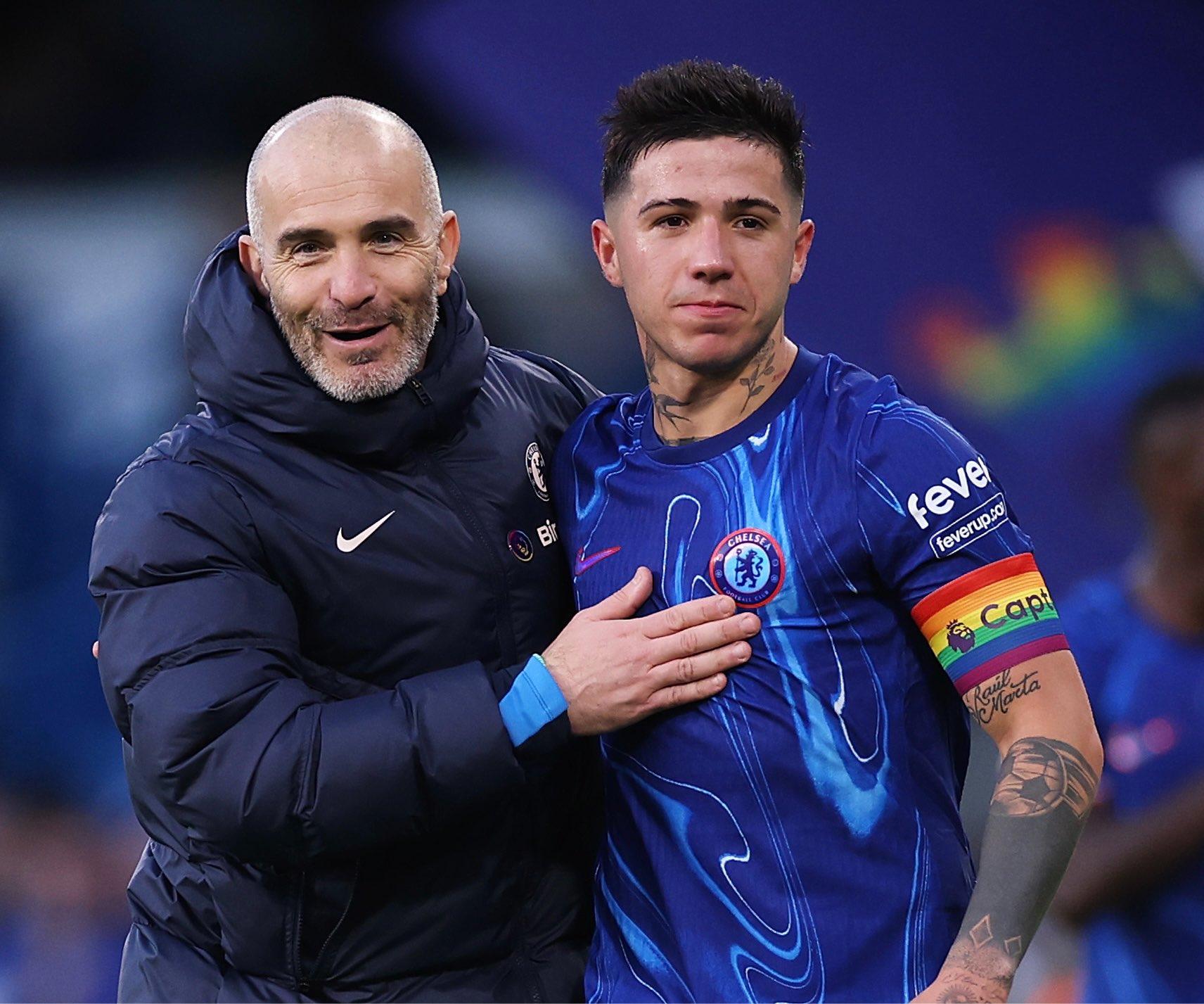 maresca e enzo fernandez manchester city