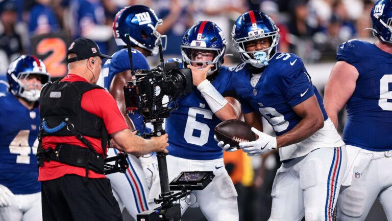 Jaxson Dart brilha, e Giants vencem Cowboys na estreia de John Harbaugh