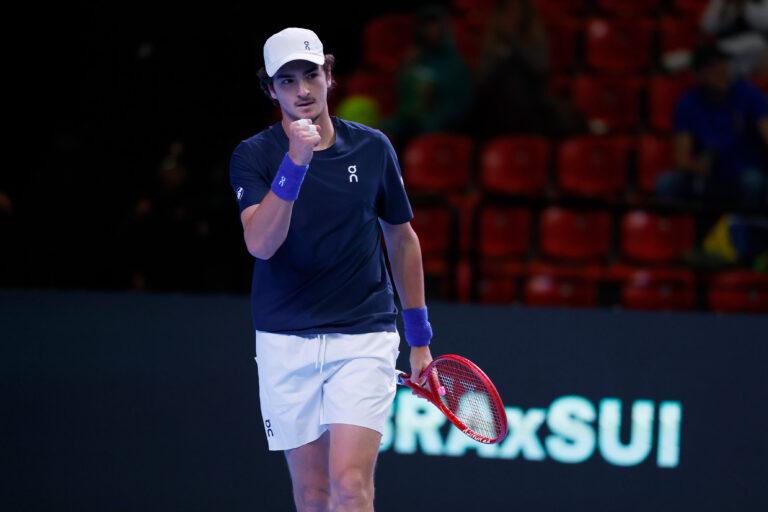 Brasil x Suíça na Copa Davis: João Fonseca vira e conquista primeiro ponto dos brasileiros