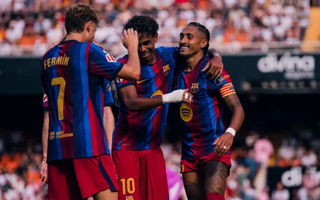 Valencia x Barcelona, La Liga 2026/2027. Foto: Reprodução/FC Barcelona via site oficial.