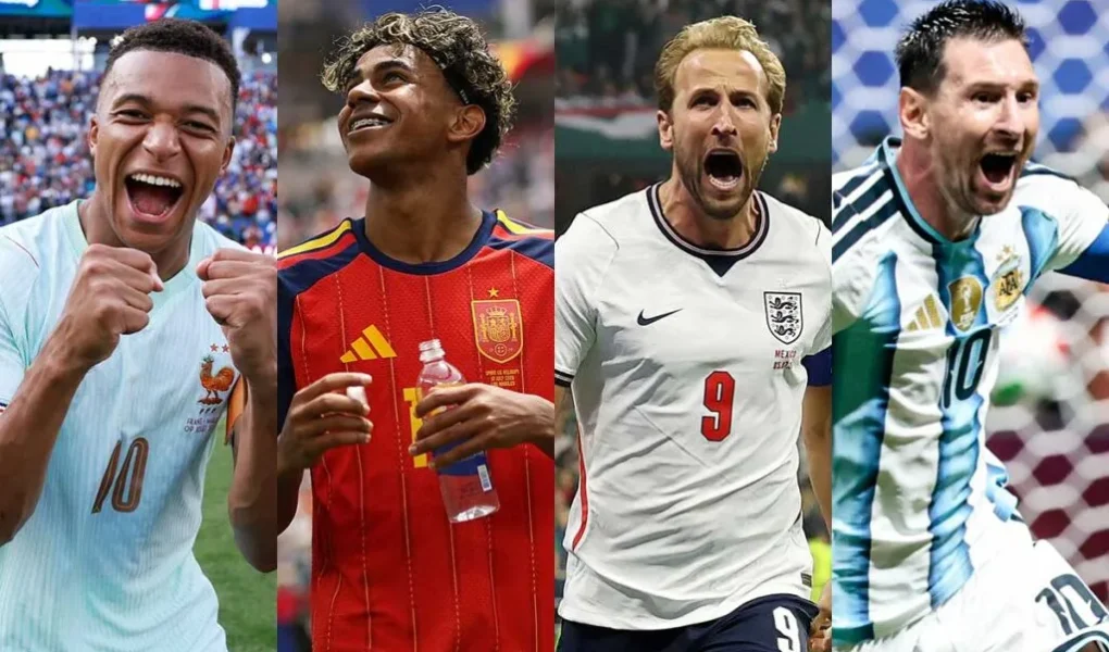 mbappe yamal messi bola de ouro
