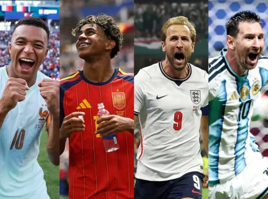 mbappe yamal messi bola de ouro