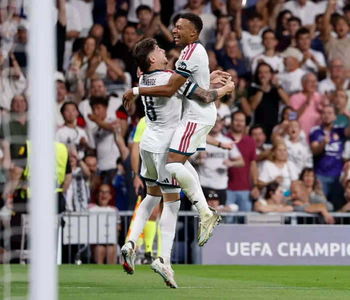 Real Madrid x Inter de Milão, UEFA Champions League 2026/27. Foto: Víctor Carretero, Antonio Villalba, María Jiménez e Sara Gordon/Real Madrid via site oficial.
