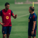 hansi flick e rodri barcelona