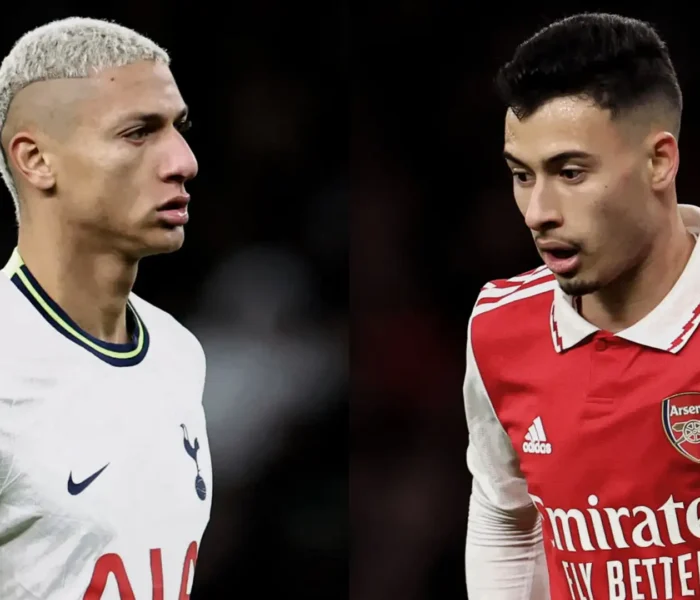 richarlison e gabriel martinelli jogadores