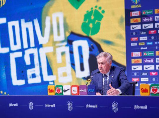 Carlo Ancelotti, Seleção Brasileira. Foto: Rafael Ribeiro/CBF.