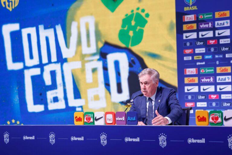 Ancelotti convoca para novo ciclo; como vai jogar a “nova” Seleção Brasileira com os nomes escolhidos?