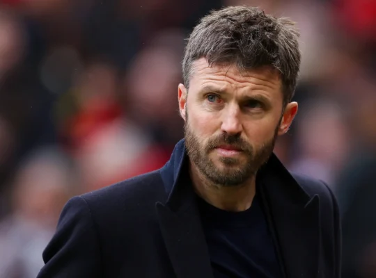 Michael Carrick, treinador do Manchester United na Premier League