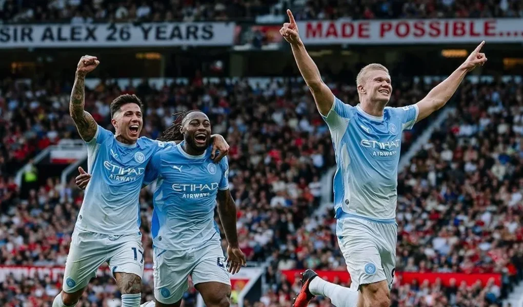 Haaland marcou gol do Manchester City
