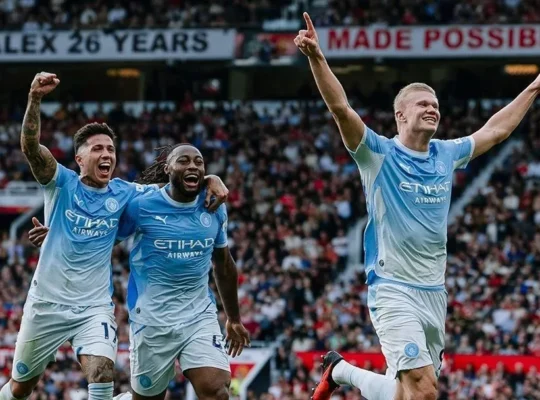 Haaland marcou gol do Manchester City
