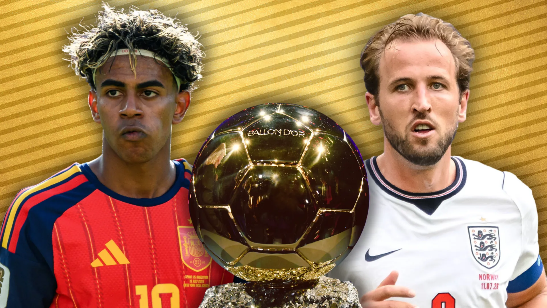 harry kane e yamal bola de ouro