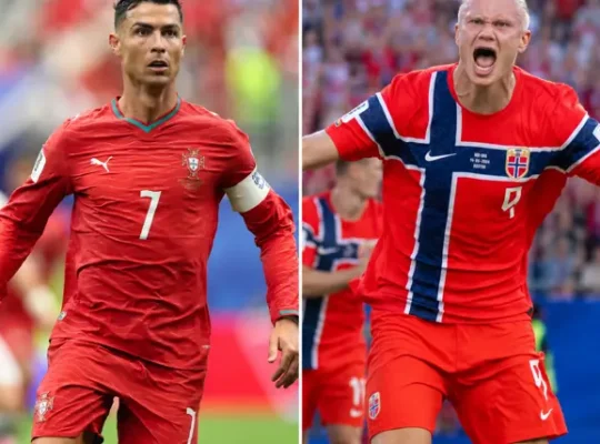haaland e cristiano ronaldo