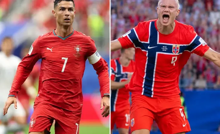 haaland e cristiano ronaldo