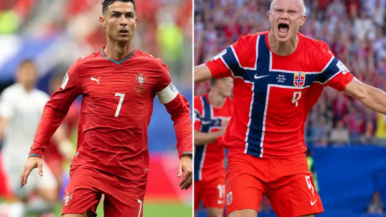 haaland e cristiano ronaldo