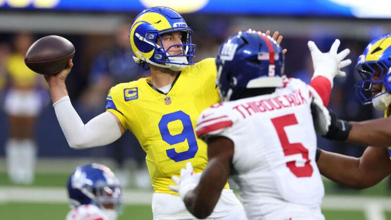 Com brilho de Stafford, Rams batem Giants em jogo marcado por lesão de Dart
