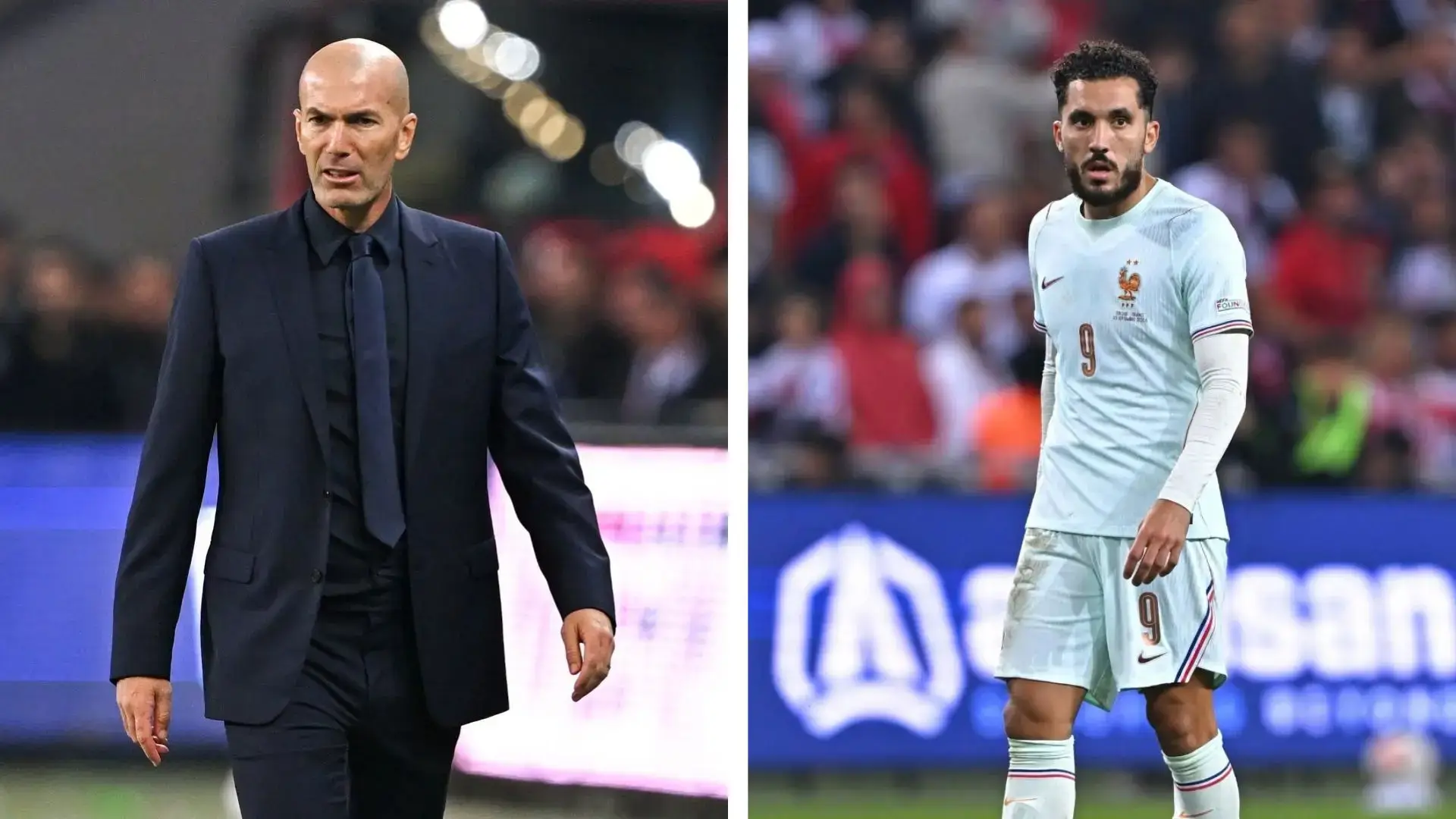 zidane e cherki frança