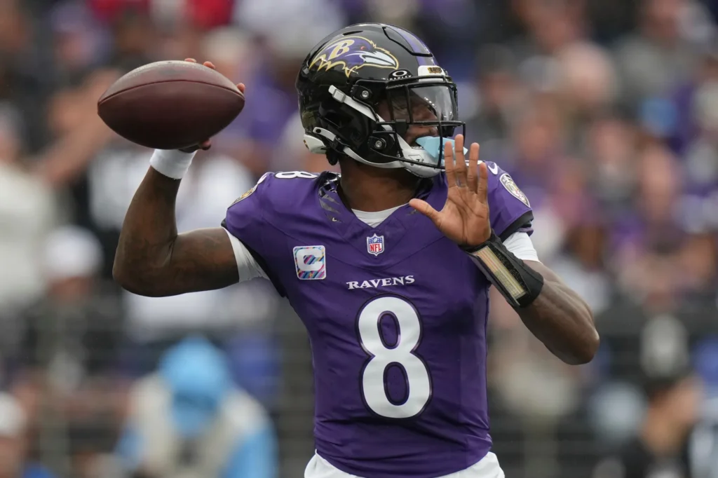 NFL: Lamar Jackson dá show e depois se lesiona
