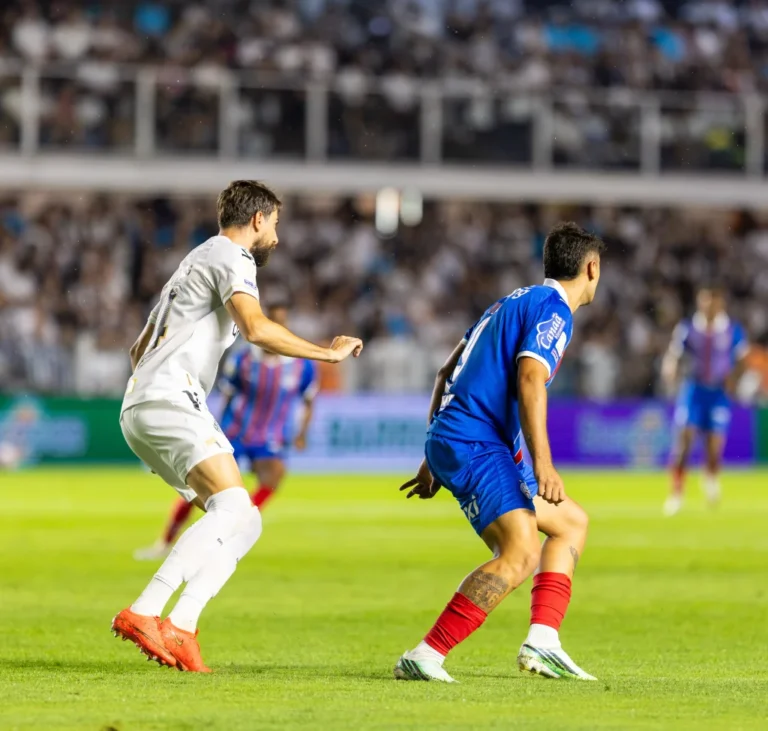 Santos busca empate no fim contra o Bahia em jogo marcado por temporal e expulsão de Neymar