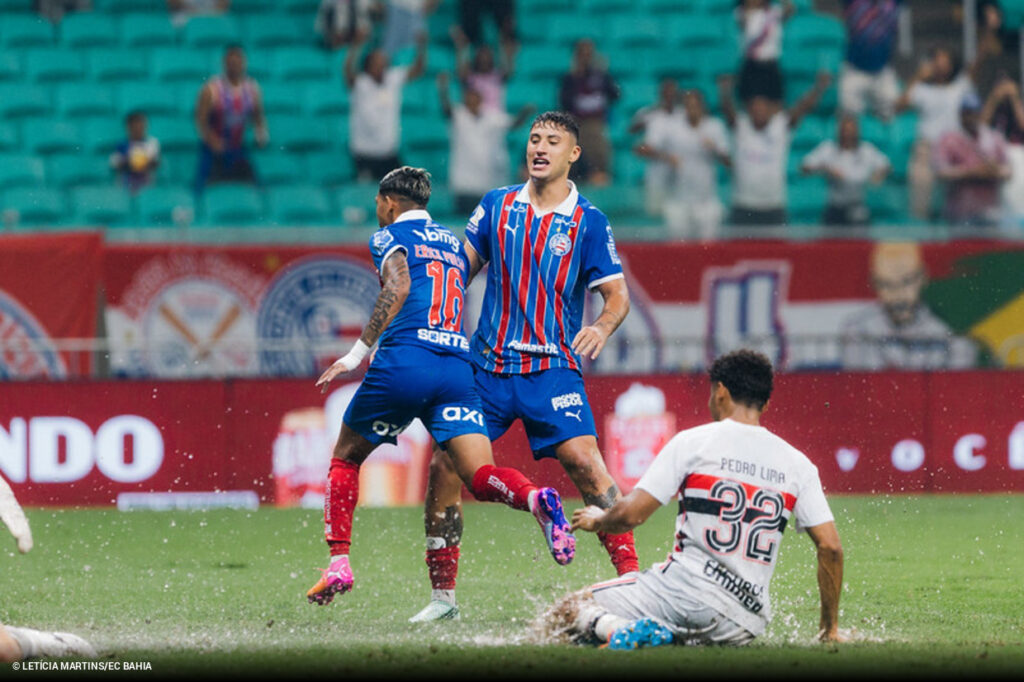 Bahia vence São Paulo em jogo de cinco gols e ganha força por vaga na Libertadores