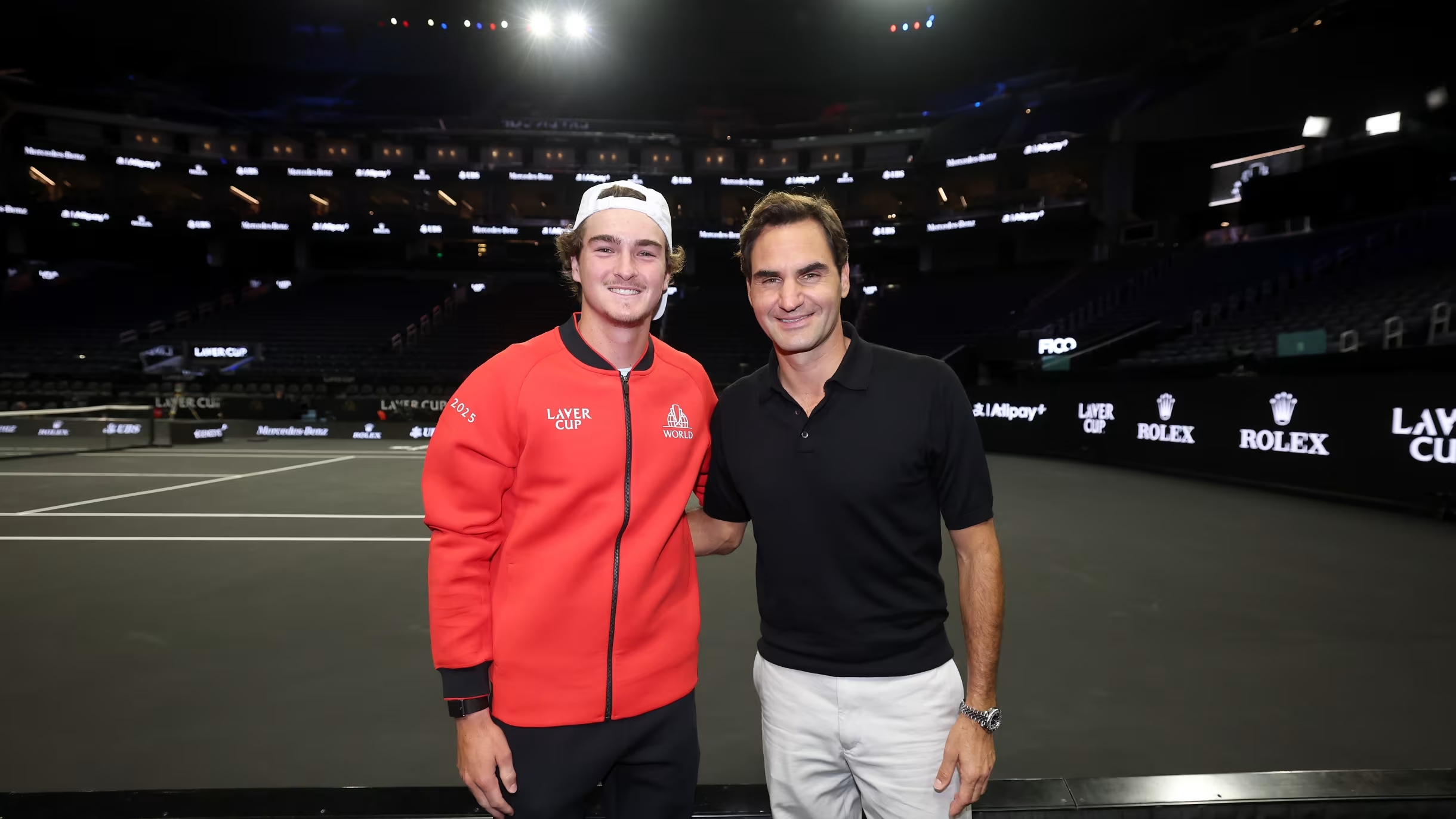 João Fonseca Roger Federer