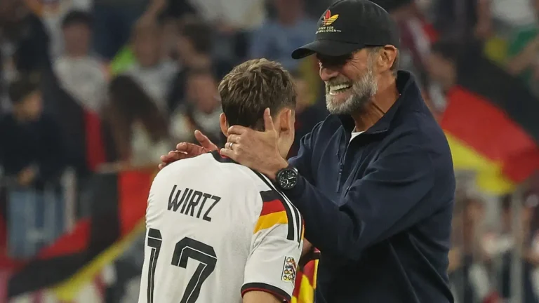 Klopp defende Florian Wirtz, mas atuação pela Alemanha expõe problema no Liverpool; veja
